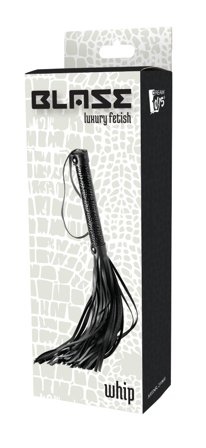 Флогер BLAZE LUXURY WHIP CROCO BLACK