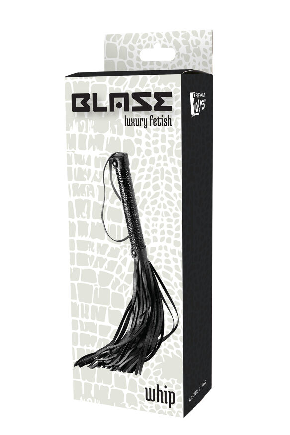 Флогер BLAZE LUXURY WHIP CROCO BLACK