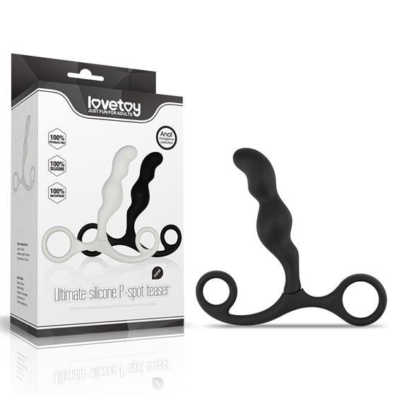 Масажер простати - Anal Indulgence Collection Ultimate Silicone P-Spot Teaser Black
