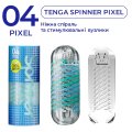 Мастурбатор Tenga Spinner 04 Pixel COOL EDITION с упругой стимулирующей спиралью внутри