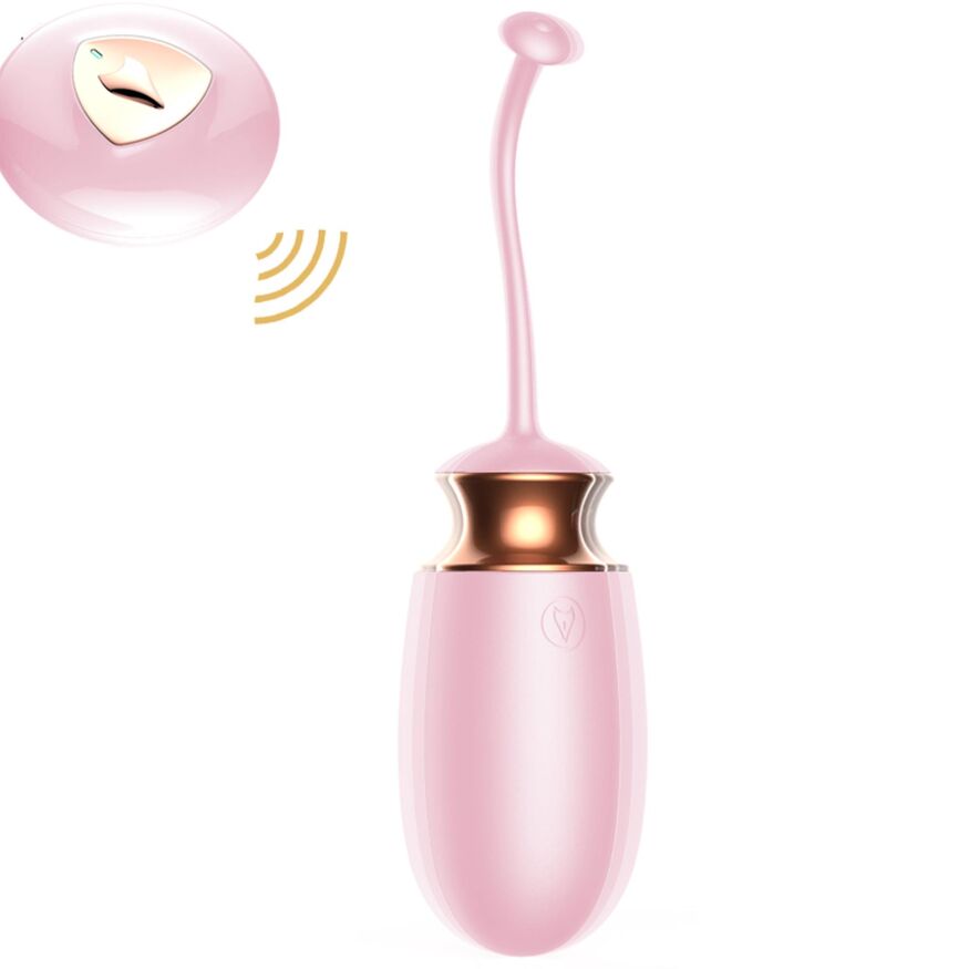 Виброяйцо с функцией подогрева и управления голосом - Vibrating Silicone Love Egg Pink, USB, 10 Function, Heating, Voice Control