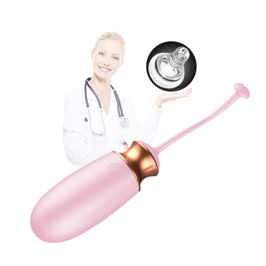 Виброяйцо с функцией подогрева и управления голосом - Vibrating Silicone Love Egg Pink, USB, 10 Function, Heating, Voice Control