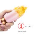 Виброяйцо с функцией подогрева и управления голосом - Vibrating Silicone Love Egg Pink, USB, 10 Function, Heating, Voice Control