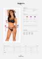 Эротический комплект Obsessive Bagirela, 2 предмета  S/M