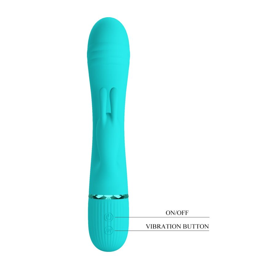 Вибромассажер для стимуляции точки G и клитора Pretty Love - Gcocco Light green, BW-500060-1