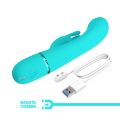 Вибромассажер для стимуляции точки G и клитора Pretty Love - Gcocco Light green, BW-500060-1