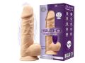 Фаллоимитатор с вибрацией и пультом ДУ SilexD Norman Vibro Flesh (Model 1 size 8,5") + LRS