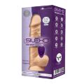 Фаллоимитатор с вибрацией и пультом ДУ SilexD Norman Vibro Flesh (Model 1 size 8,5") + LRS