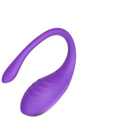 Віброяйце Every Night Toys Letitia з дистанційним керуванням, бузковий, 10 режимів вібрації