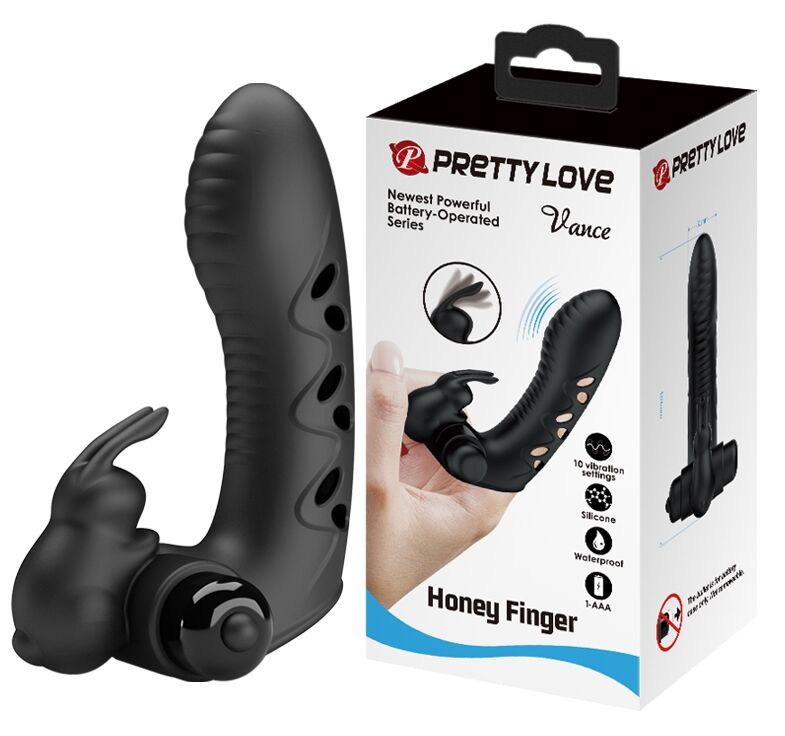 Клиторальный стимулятор на палец Pretty Love - Honey Finger, BI-014851