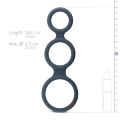 Тройное силиконовое кольцо Boners для пениса Triple Ring