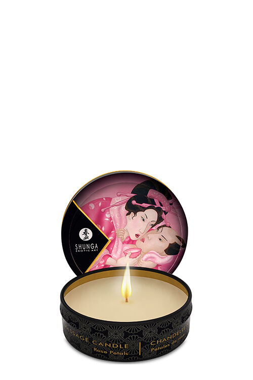 Массажная свеча MASSAGE CANDLE ROSE PETALS 30ML