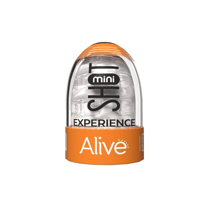 Міні мастурбатор Alive Mini Shot Experience прозорий