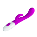 Силіконовий вібратор з додатковим стимулятором клітора Pretty Love Arthur Vibrator Purple