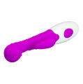 Силіконовий вібратор з додатковим стимулятором клітора Pretty Love Arthur Vibrator Purple