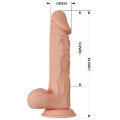 Реалистичный вибратор с подвижной кожей - Beautiful Encounter Buraq Vibrator Flesh