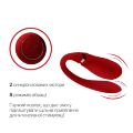 Смарт вибратор для пар Zalo — Fanfan set Bright Red, пульт ДУ