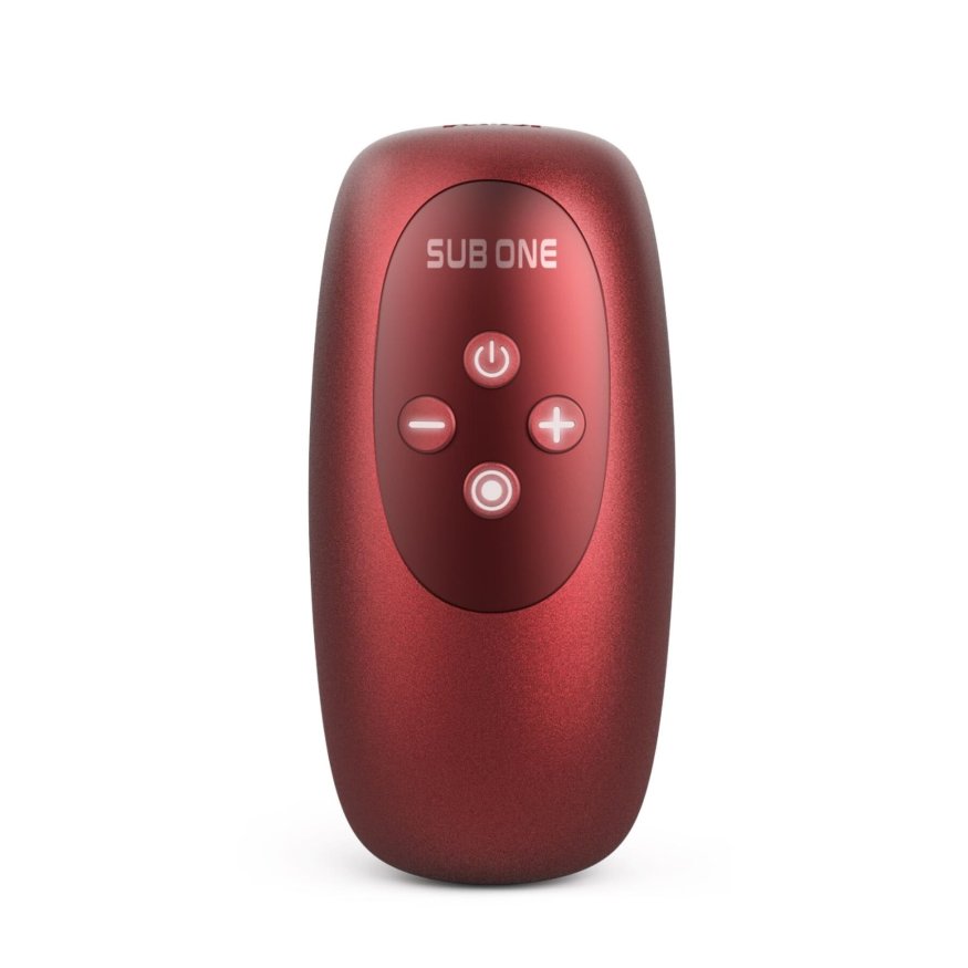 Мастурбатор с вибрацией и пульсацией Manwan SUB ONE Velvet Red