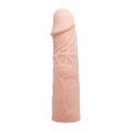 Насадка на пенис Baile Penis Sleeve удлиняющая, бежевая, 17 × 2.5 см