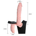 Двойной страпон с вибрацией - Ultra Vibrating Doble-Heads Strap On