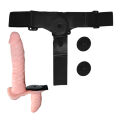 Двойной страпон с вибрацией - Ultra Vibrating Doble-Heads Strap On