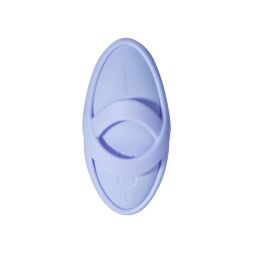 Смарт-вібратор для клітора Svakom Echo 2 Sky Blue, підігрів до 38 °C, знімна насадка на палець