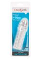 Насадка на пеніс рельєфна Adonis Extension +2 см, 16 см х 3.7 см, прозора