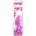 Фэнтезийный фаллоимитатор Doc Johnson Crystal Jellies - Invader Dong 8.5 Inch - Purple