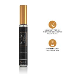 Чоловічі парфуми з феромонами Orgie - Sensfeel for Man Travel Size (10 мл), цитрусово-деревний аромат