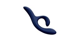 Смарт вибратор-кролик Nova 2 by We-Vibe Midnight Blue, эргономичный, регулируемый шарнир в отростке