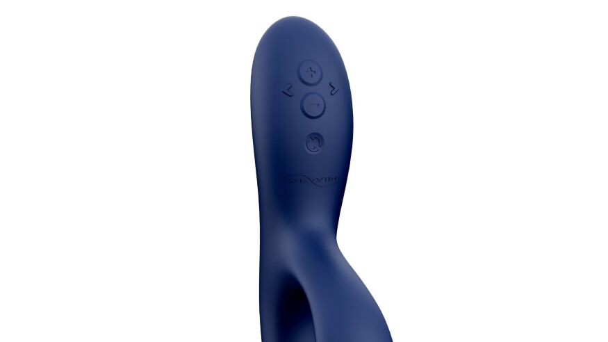 Смарт вибратор-кролик Nova 2 by We-Vibe Midnight Blue, эргономичный, регулируемый шарнир в отростке