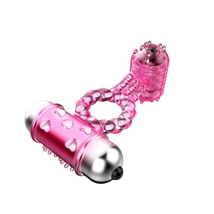 Эрекционное вибро кольцо с стимулятором клитора Sweet Vibration Ring, BI-014080