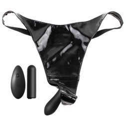 Вибратор в трусики Pipedream Fetish Fantasy с дистанционным управлением, черный