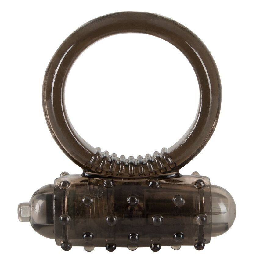 Эрекционное кольцо - Vibro Ring Dark Silicon
