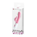 Стильный вибратор с дополнительным отростком для стимуляции клитора Pretty Love Peter Vibrator Pink