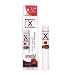 Стимулювальний бальзам для губ унісекс Sensuva  -  X on the Cherry Lips з феромонами, вишня