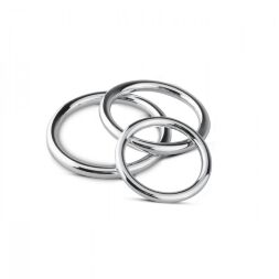 Набор эрекционных колец Sinner Gear Unbendable - Cock/Ball Ring & Glans Ring Set