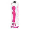 Стильний універсальний вібромасажер ергономічної форми Pretty Love Curtis Massager Pink