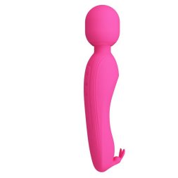 Стильний універсальний вібромасажер ергономічної форми Pretty Love Curtis Massager Pink