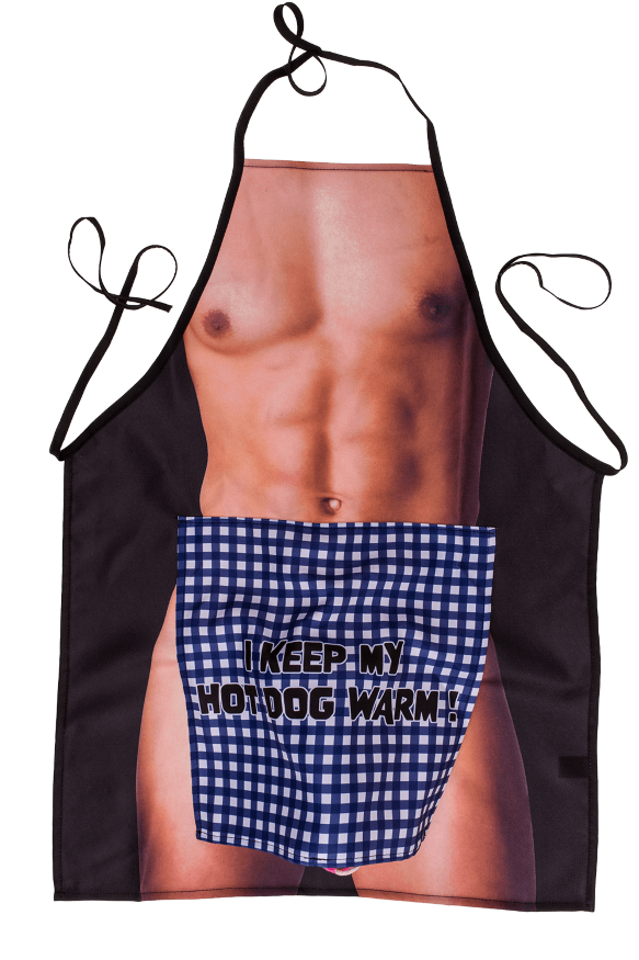 Кухонний фартух з плюшевим пенісом Kitchen Apron Men Body