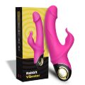 Розкішний яскравий вібратор 2в1 - Meteror Pink
