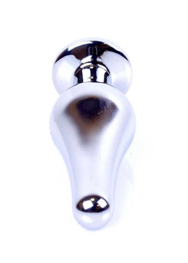 Анальна пробка - Jewellery Silver Long Plug Purple