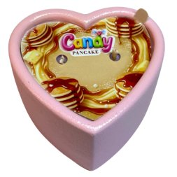 Массажная свеча с ароматом панкейка Candy Pancake в форме сердца, 70 мл