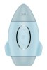 Вакуумный вибратор двойного действия в виде Ракеты Satisfyer Mission Control, голубой