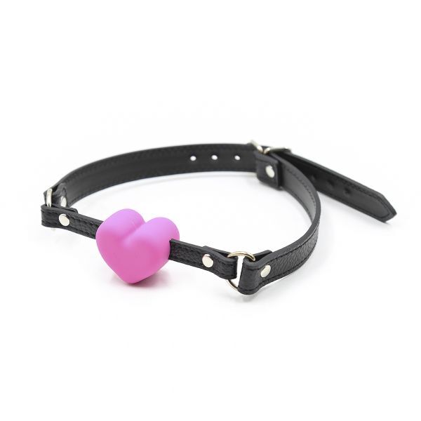 Кляп сердце  Silicone Luxury Fetish Pink