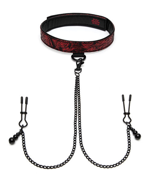 Ошейник с зажимами на соски Sweet Anticipation Fifty Shades of Grey Collar Nipp