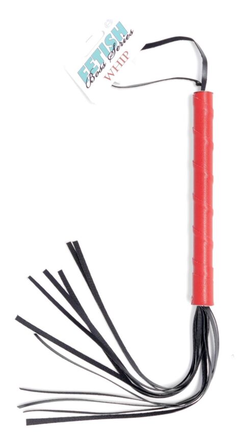 Флогер з колекції Fetish Boss Series - Whip Red and Black (довжина 50 см), BS3300106