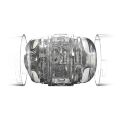 Мастурбатор двухсторонний Fleshlight Quickshot Autumn Falls с имитацией вагины и ануса, прозрачный