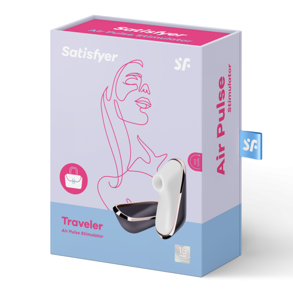 Вакуумный клиторальный стимулятор SATISFYER PRO TRAVELER