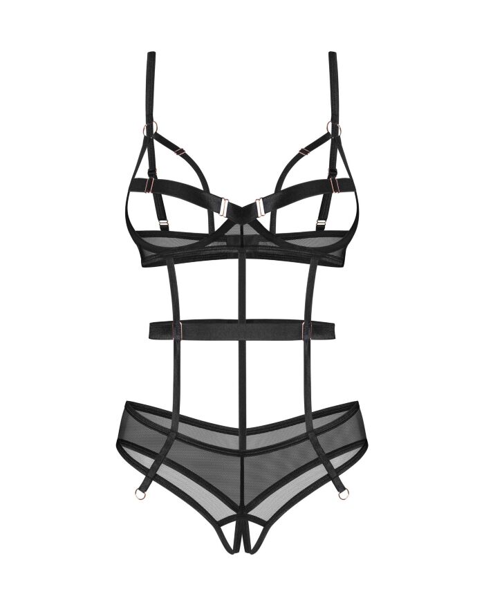 Боди Obsessive Euridia crotchless teddy XL/2XL